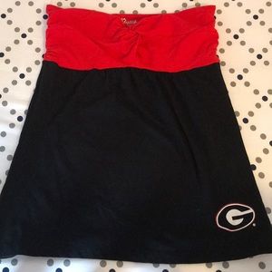 UGA strapless shirt